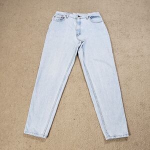 Vintage 90s Levi’s 550 XX Womens Jeans 9 (30x31) High Waist Light Wash USA Made